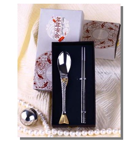餐具礼品 年年有余两件套 NYZ002A