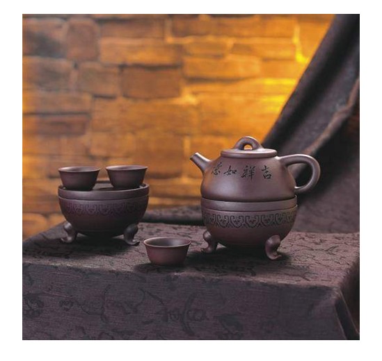 和记张生鼎壶101(吉祥如意) 紫砂壶 茶具