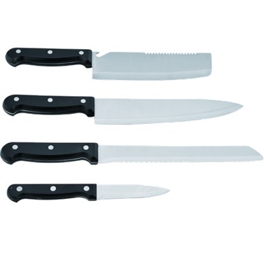 艾铂赫 套刀四件套B019 多功能厨房小菜刀、多用厨房刀、冻肉刀、水果刀
