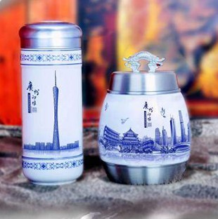 皇家礼瓷 广州印象杯+罐两件套CQH000315