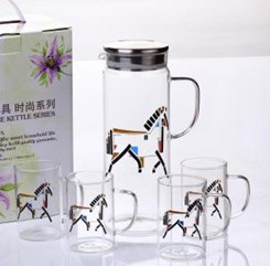 艾格莱雅 玻璃杯A-GPH08/L5(骏马） 水杯 玻璃水杯