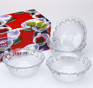 艾格莱雅水晶碗四件套828-3/L4 玻璃碗 水晶碗