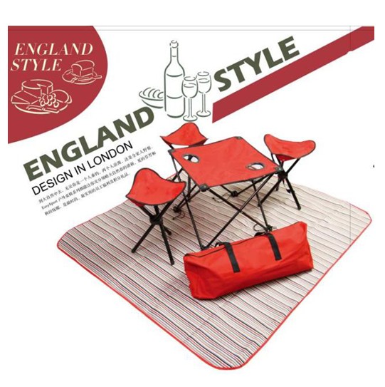 易威斯堡 欢天席地6件套ES-OD601 折叠椅 折叠桌 野餐垫 包