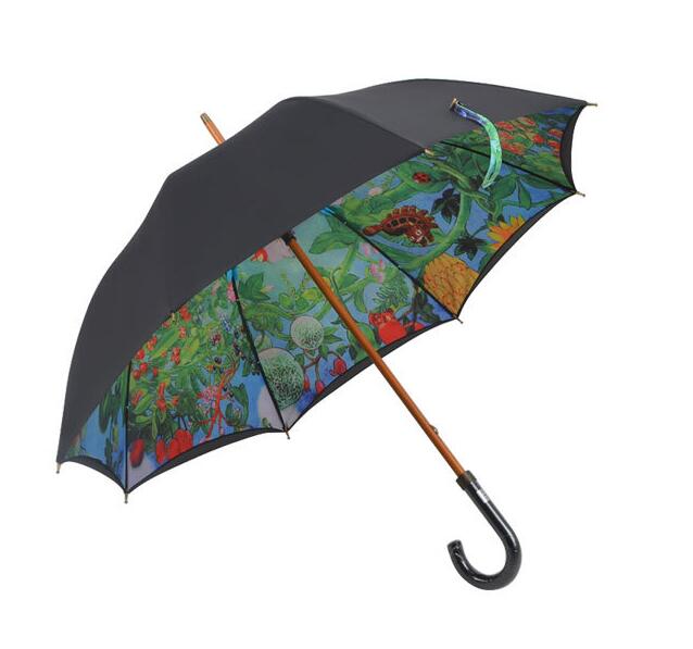 广州雨伞厂家创意双层龙猫直柄伞